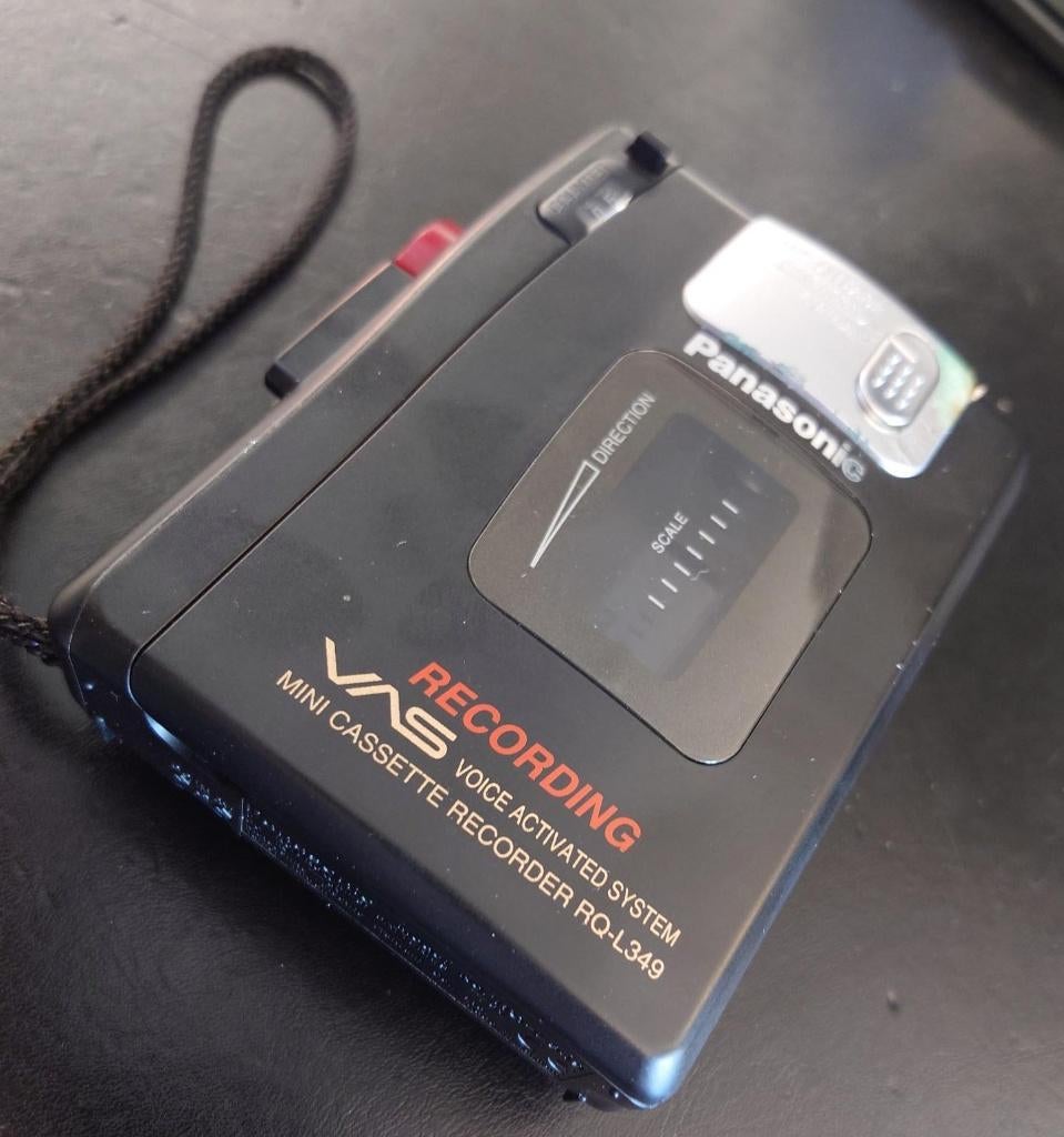 Panasonic dictafoon RQ-L349 cassetterecorder, Verzenden, Bandrecorder