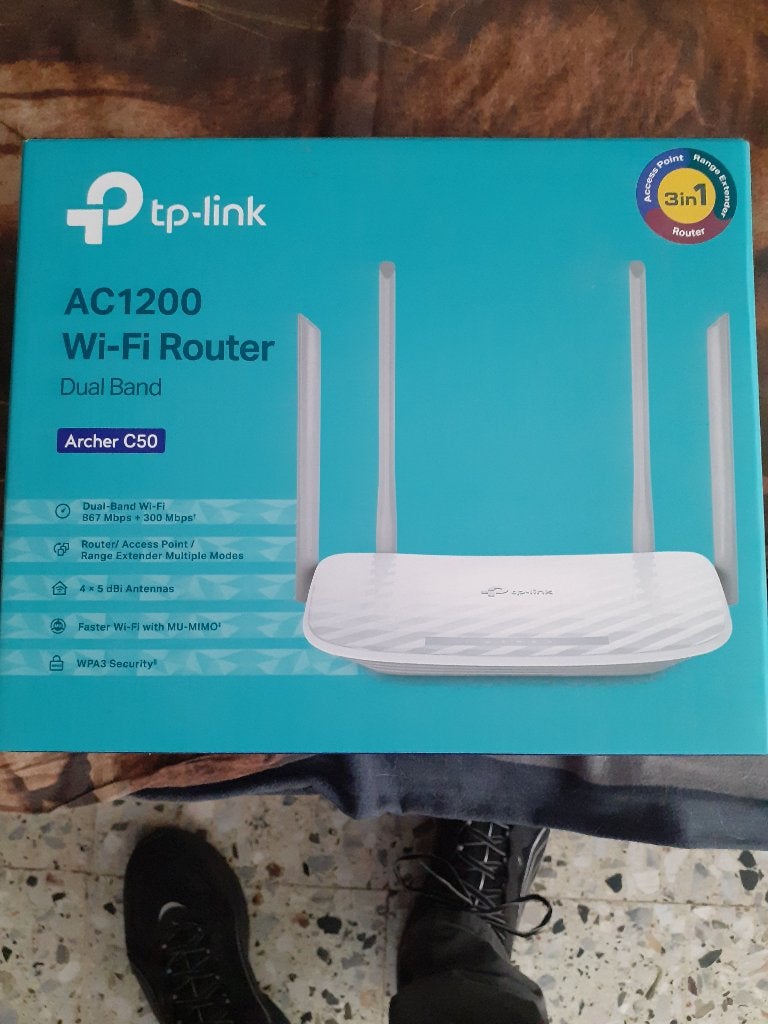 WIFI-ROUTEUR DUAL BAND, Computers en Software, Ophalen of Verzenden, Nieuw, TPlink