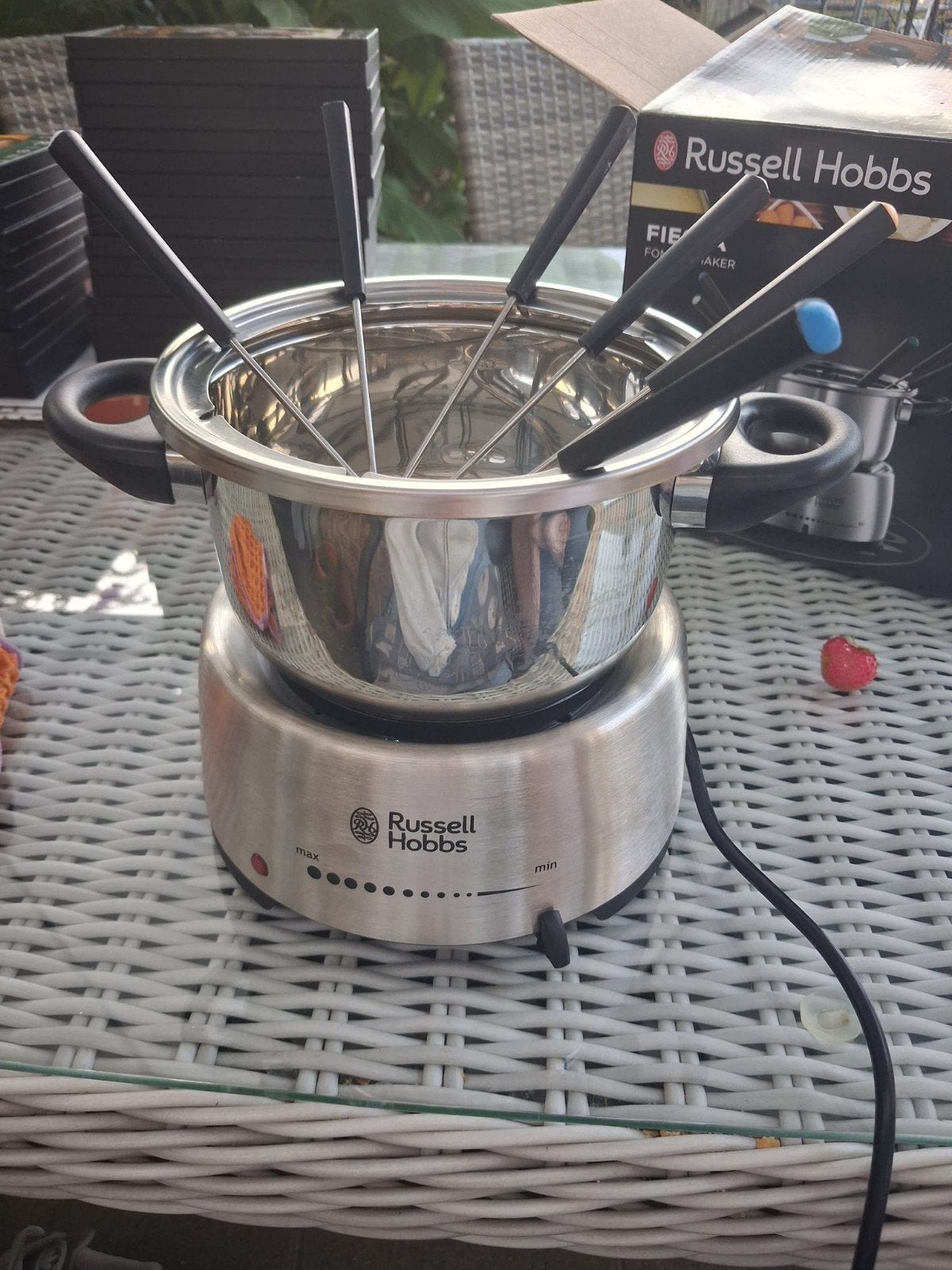 Russel hobbs fondue toestel, Electroménager, Envoi, Comme neuf, Électrique, Service à fondue