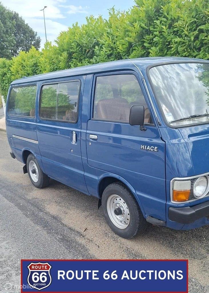 Toyota HIACE LH20 | 1981 | Route 66 Auctions, Auto's, Oldtimers, Bedrijf, Te koop, Toyota, Benzine, Overige carrosserie, Handgeschakeld