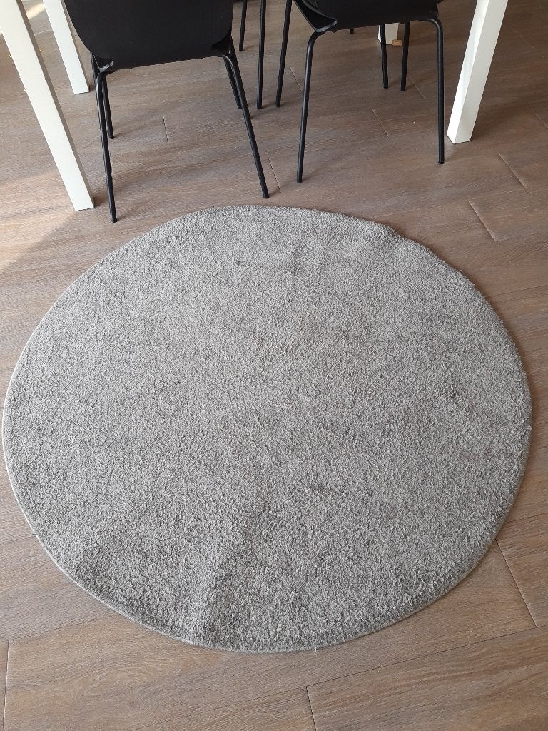 Tapijt Ikea gratis, Maison & Meubles, Ameublement | Tapis & Moquettes, Enlèvement, Gris, Rond