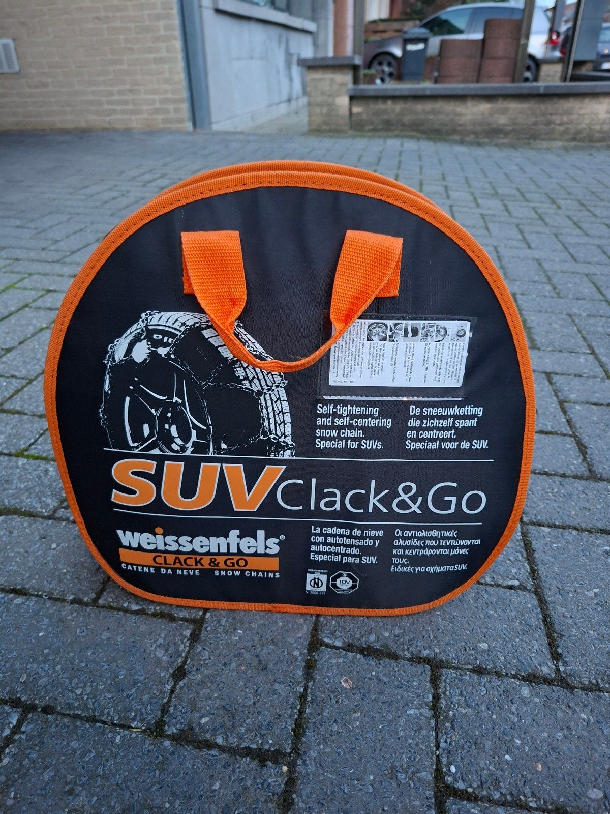 Sneeuwkettingen Weissenfels Clack & Go SUV RTS NR9, Auto diversen, Ophalen, Zo goed als nieuw