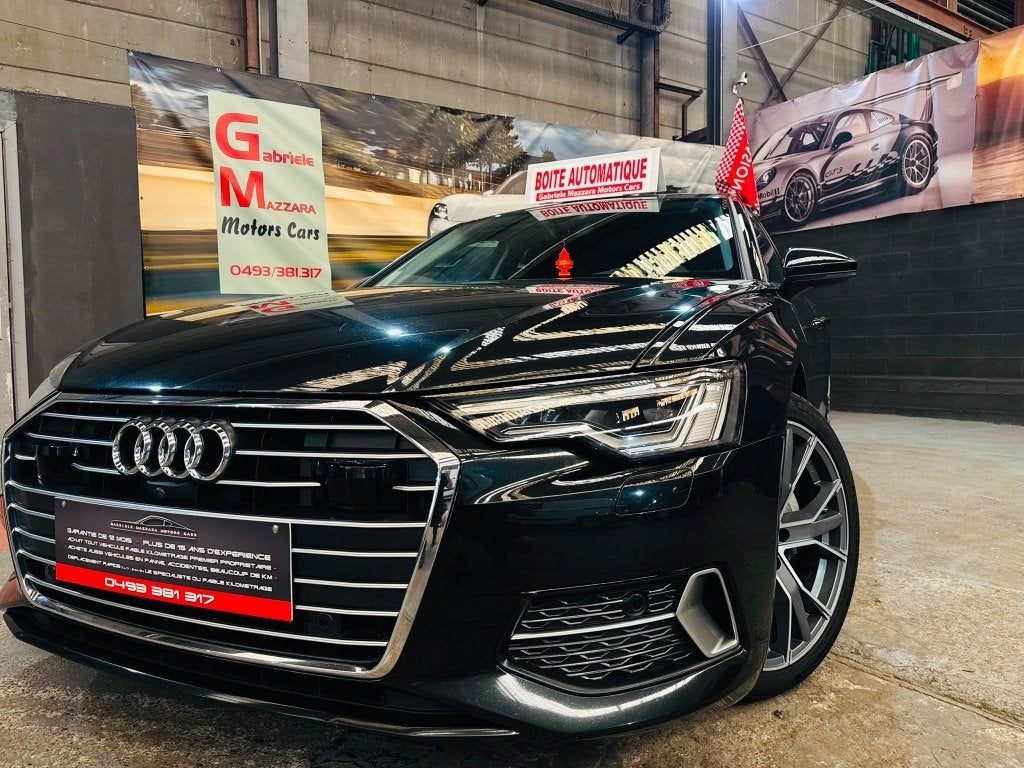 Audi A6 Automatic 2.0TDI Avant S-Line 360 lederen matrix, Auto's, Audi, Bedrijf, Te koop, A6, 360° camera, ABS, Achteruitrijcamera