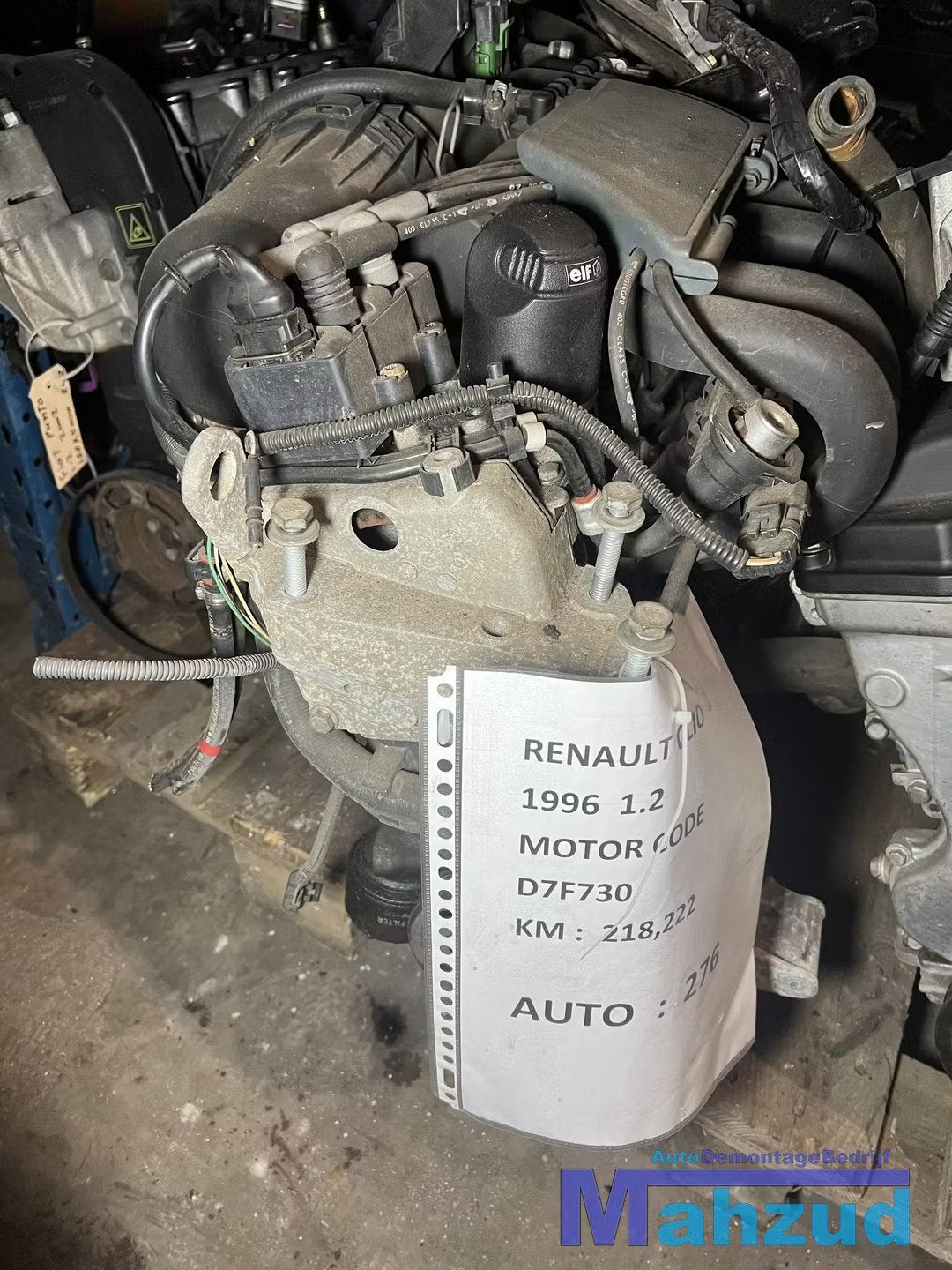 RENAULT CLIO 1 1.2 Motorblok motor D7F730, Auto-onderdelen, Renault Group, Gebruikt, Contact.group@renault.com, Renault