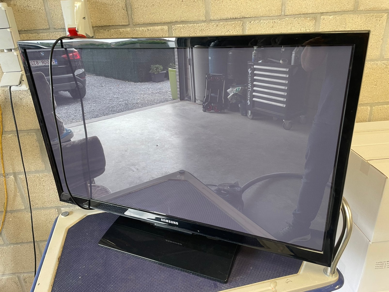 Samsung tv, Ophalen, Zo goed als nieuw, Samsung