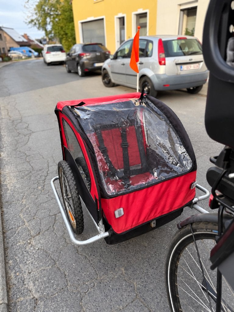 Fietskar te koop, Fietsen en Brommers, Ophalen, Gebruikt, Kinderkar