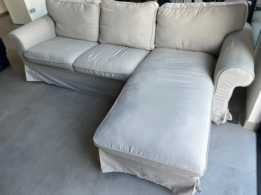 IKEA Ektorp hoekzetel, Huis en Inrichting, Ophalen, Zo goed als nieuw