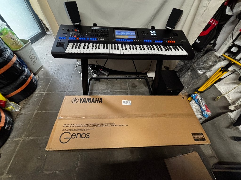 Yamaha Genos1 XXL-compleet-handleidingen -doos.(2023), Sensitif, Yamaha, Comme neuf, Enlèvement