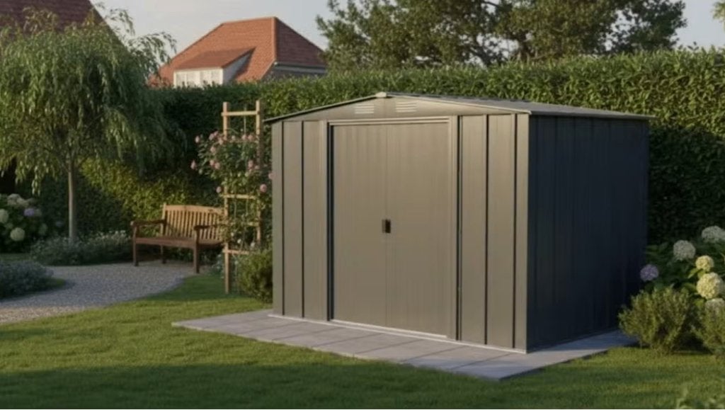 tuinhuis 9,3m2, Tuin en Terras, Ophalen, Gebruikt, Tuinhuis