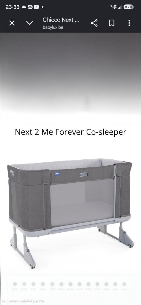 Naast mij Forever Co-Sleeper, Ophalen, Zo goed als nieuw, Minder dan 140 cm, 70 tot 85 cm