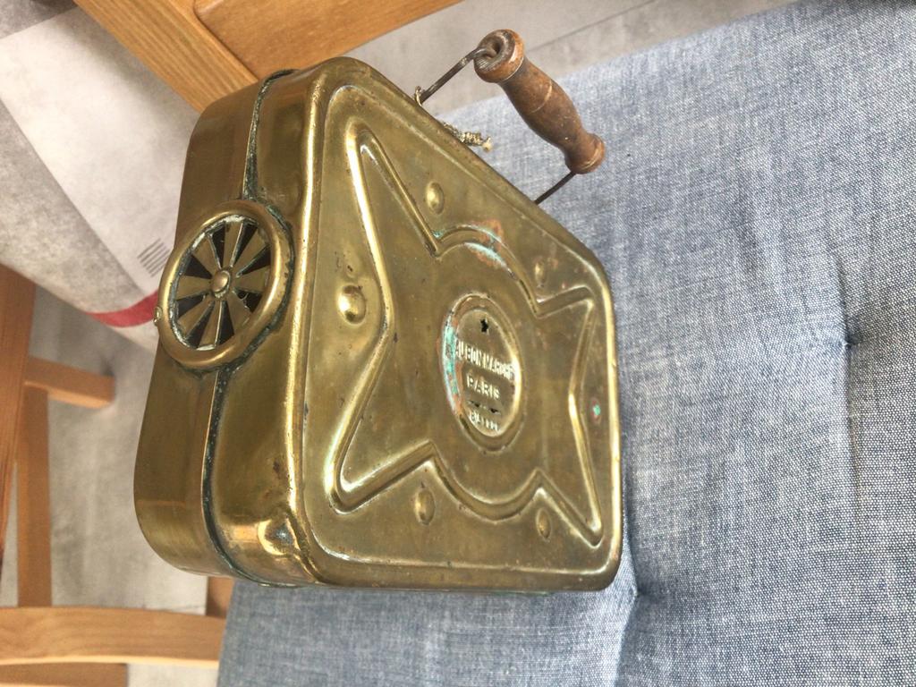 Antiek messing kacheltjes jaren 1900,,zie omschrijving, Antiek en Kunst, Ophalen of Verzenden