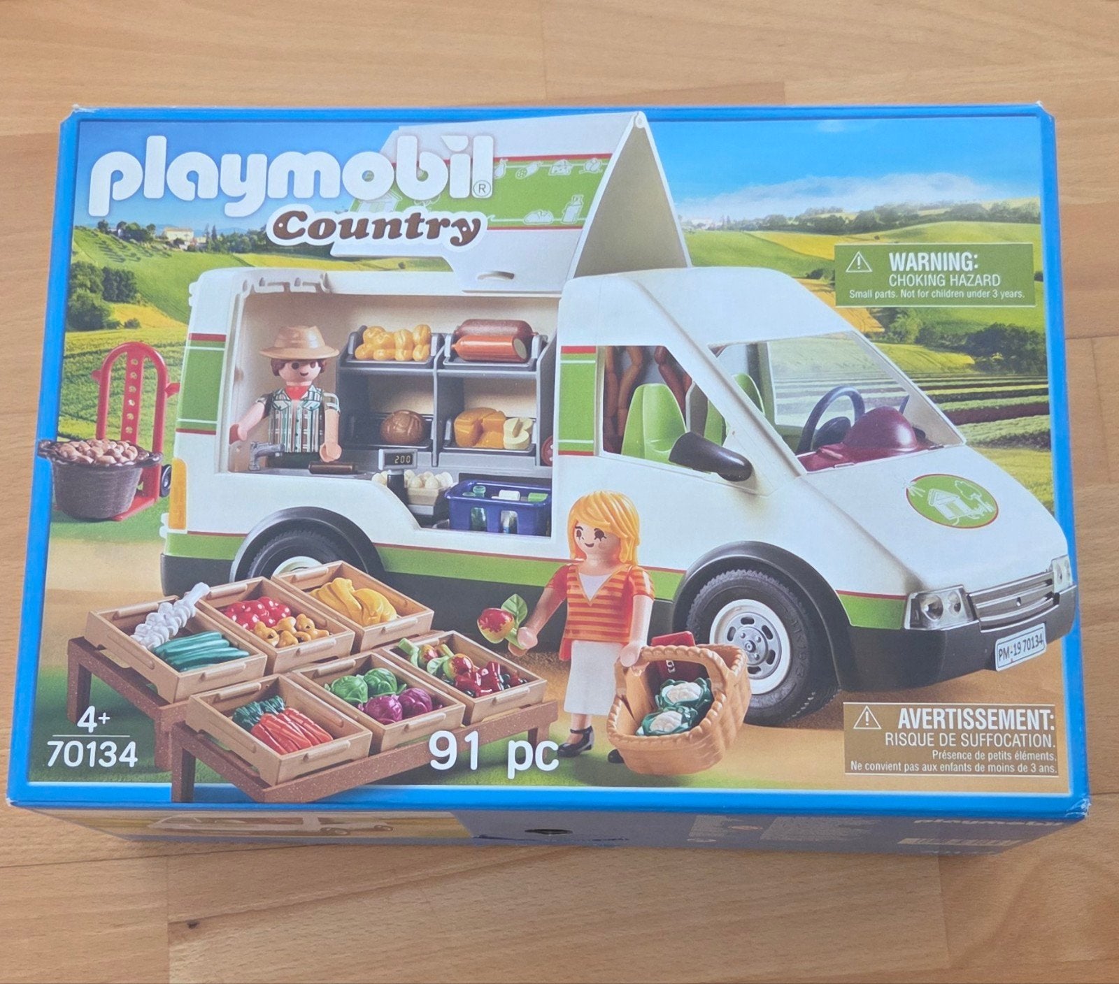 Playmobil camion marché, Enlèvement