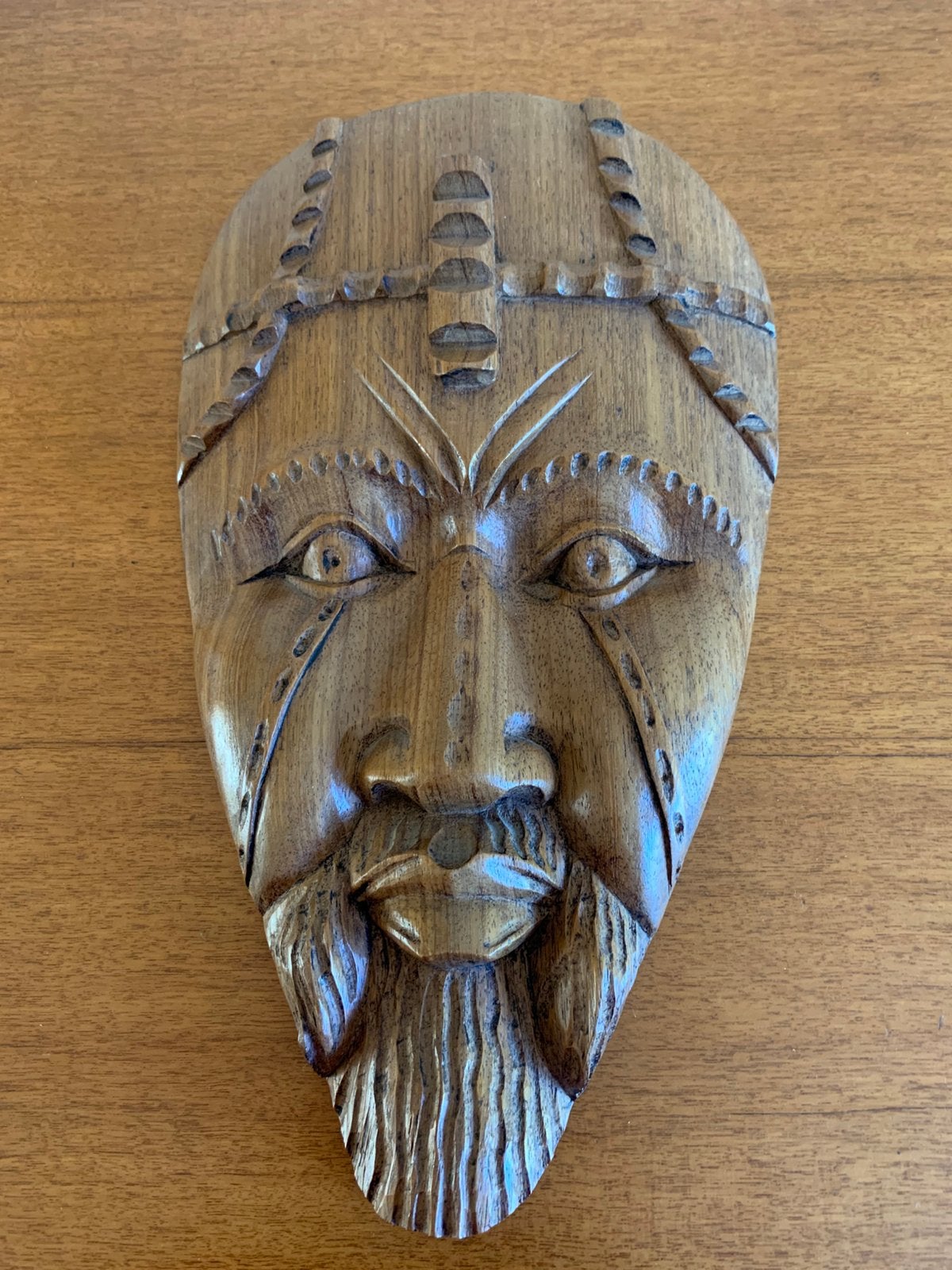 Masker, Antiek en Kunst, Bruin, Ophalen of Verzenden, Masker, Hout