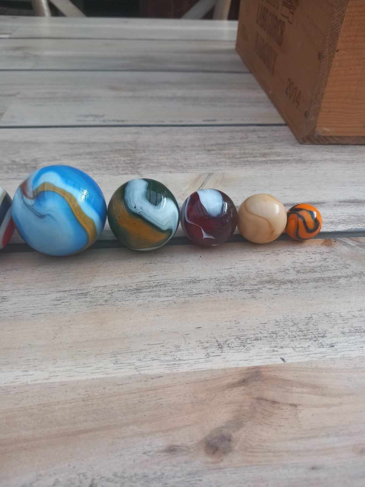 Billes de verre de 1cm à 5cm pour collectionneur ou amateurs, Sport en Fitness, Bowlen, Ophalen