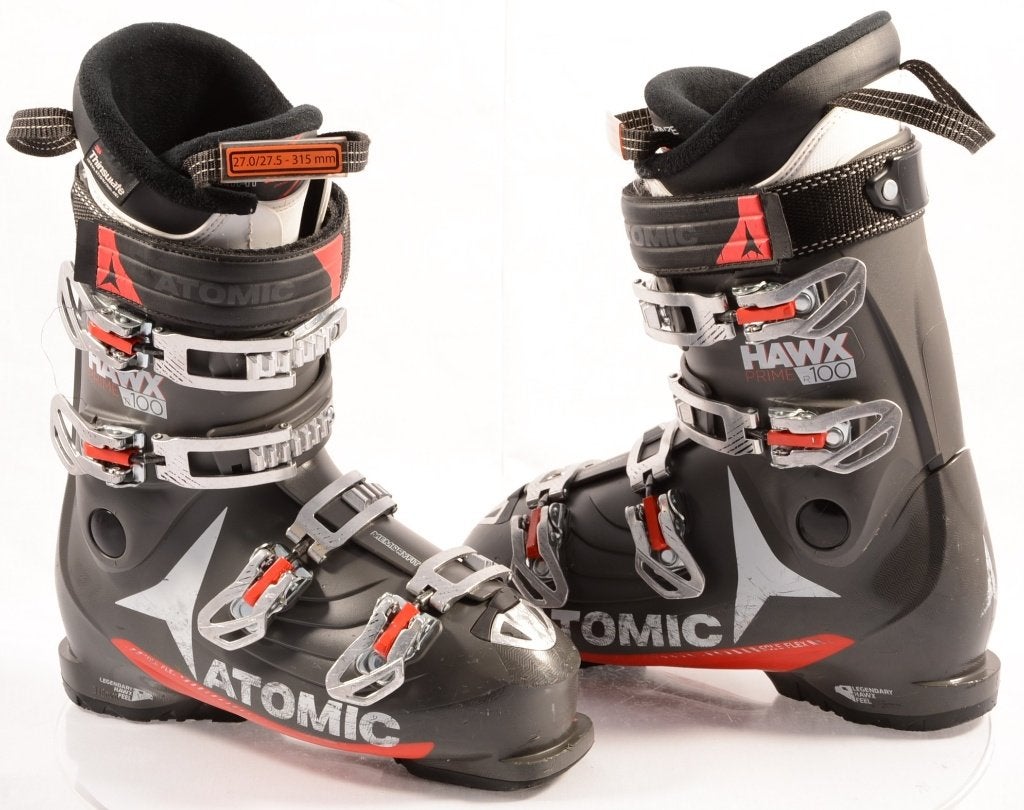 40,5; 41EU skischoenen ATOMIC HAWX PRIME 100 R GREY, MEMORY, Gebruikt, Verzenden, Schoenen, Carve