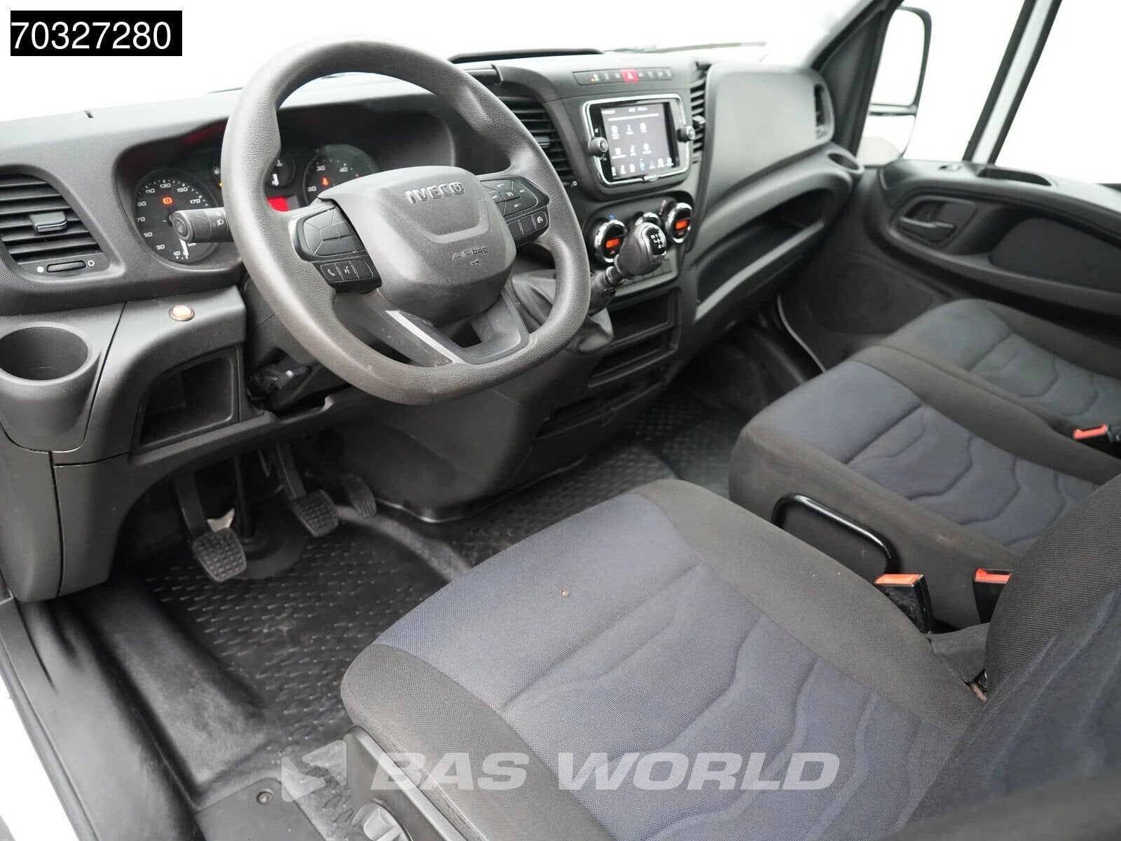 Iveco Daily 35C16 3.0L Laadklep Dubbellucht Bakwagen Airco C, Stof, Gebruikt, Euro 6, 4 cilinders