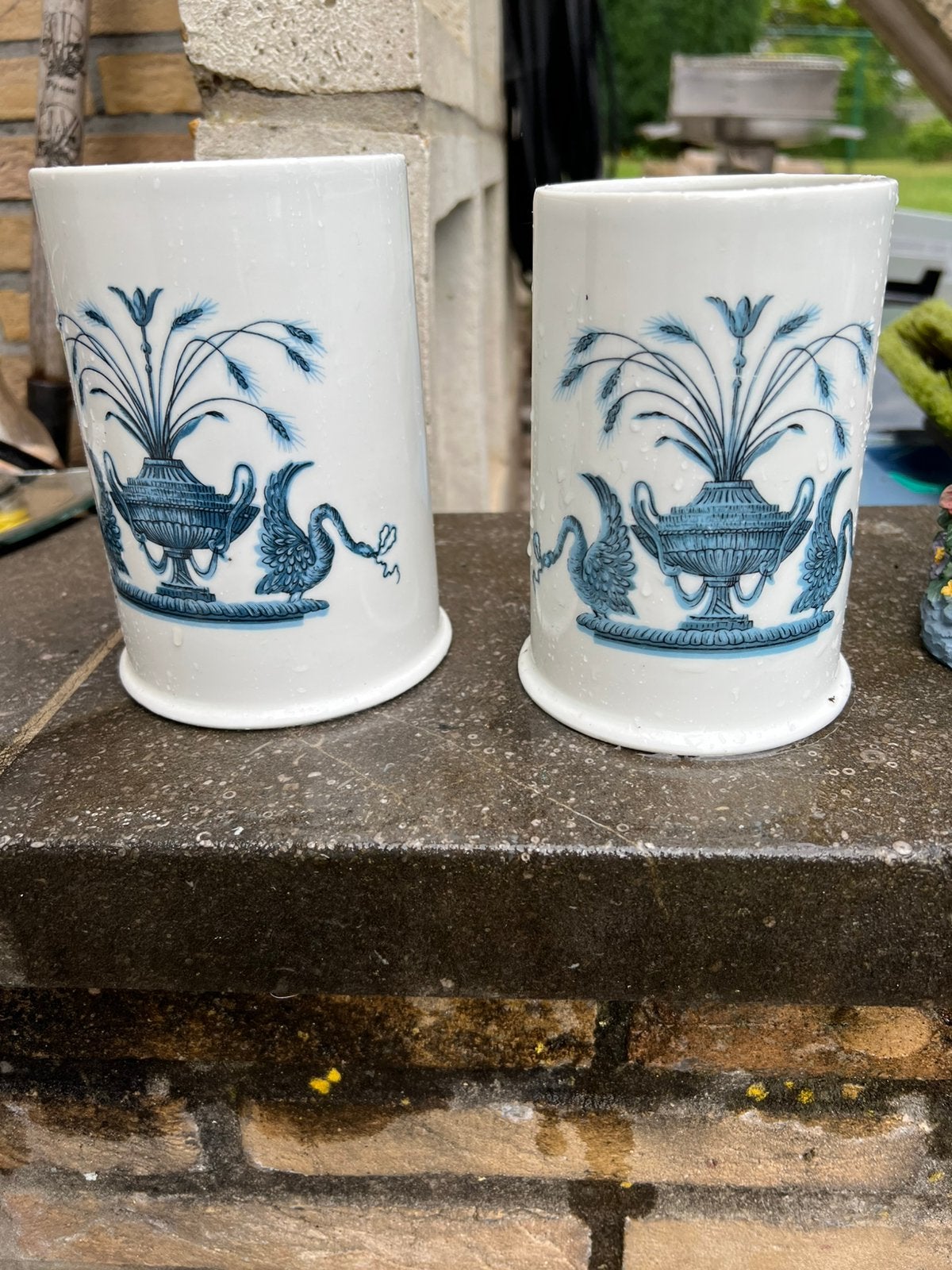Porcelaine de Paris van het Lamballe" decor, Ophalen