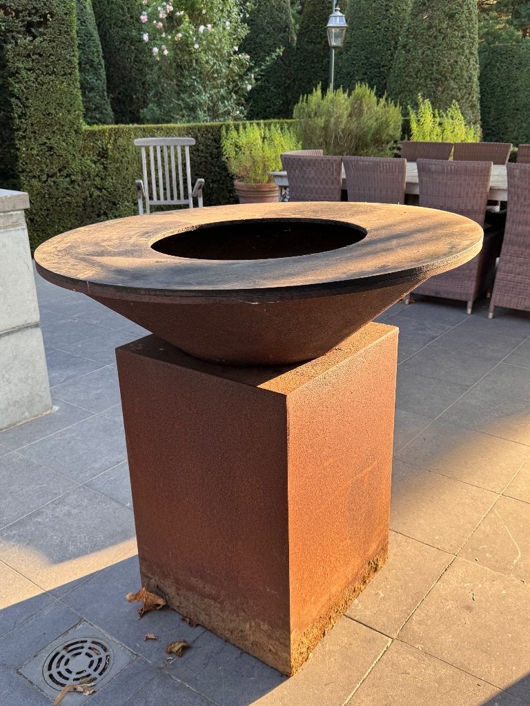Ofyr 100 Classic Corten, Jardin & Terrasse, Barbecues au charbon de bois, Utilisé, Enlèvement