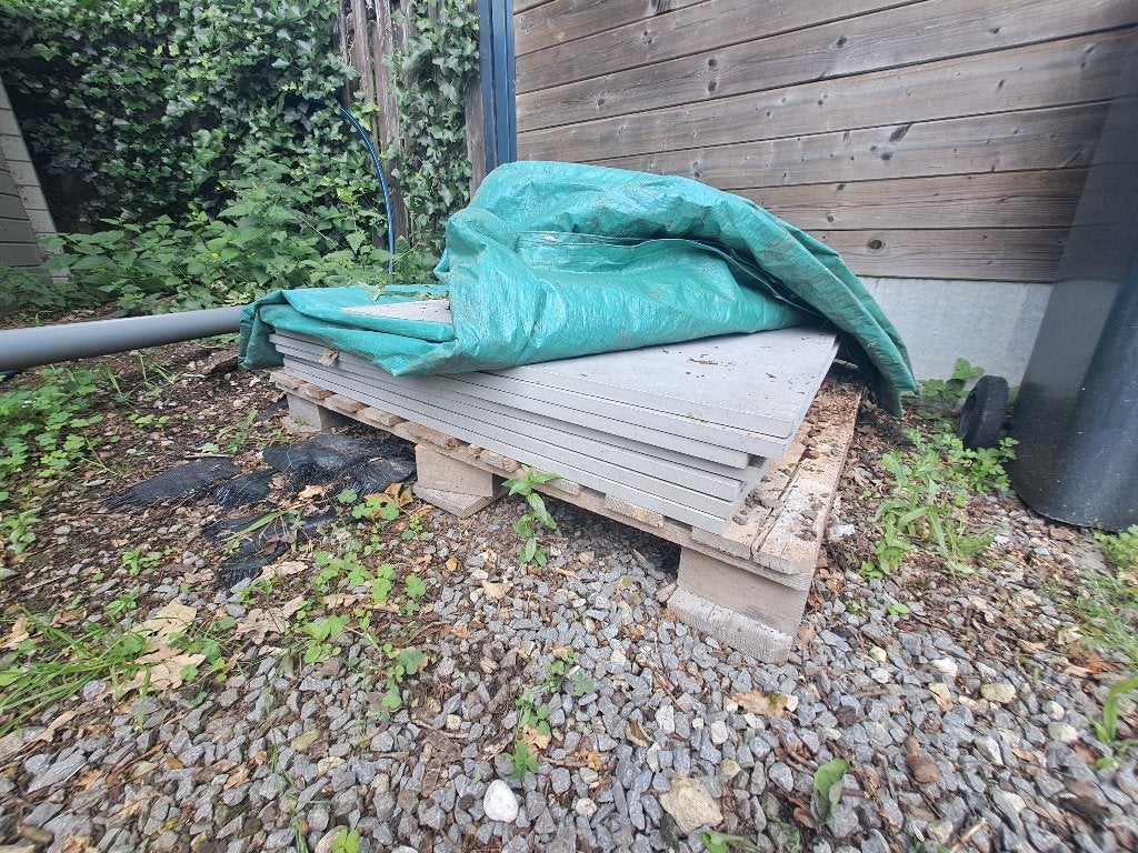 Terras tegels 7m² lichtgrijs, Tuin en Terras, Tegels en Klinkers, Ophalen, Nieuw, 5 tot 10 m², Beton