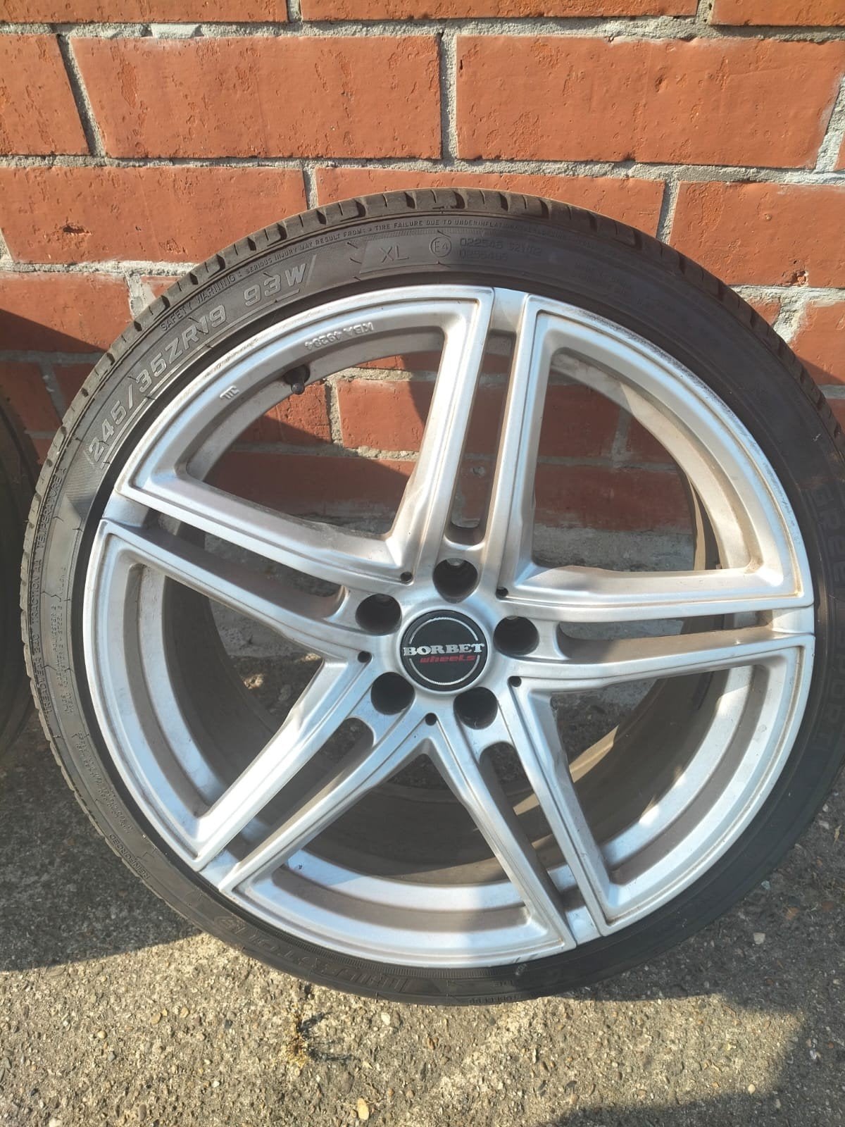 Mercedes borbet velgen, Auto-onderdelen, Banden en Velgen, Ophalen, 19 inch, Band(en)