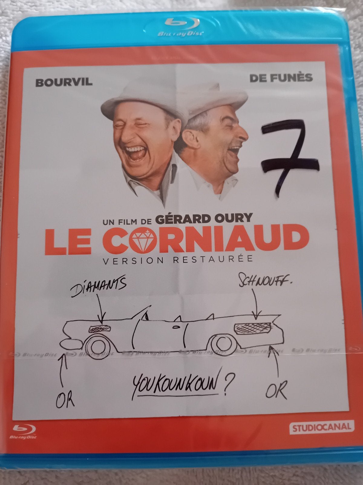 le  corniaud, Enlèvement, Allemand, Blu-ray, Neuf, dans son emballage