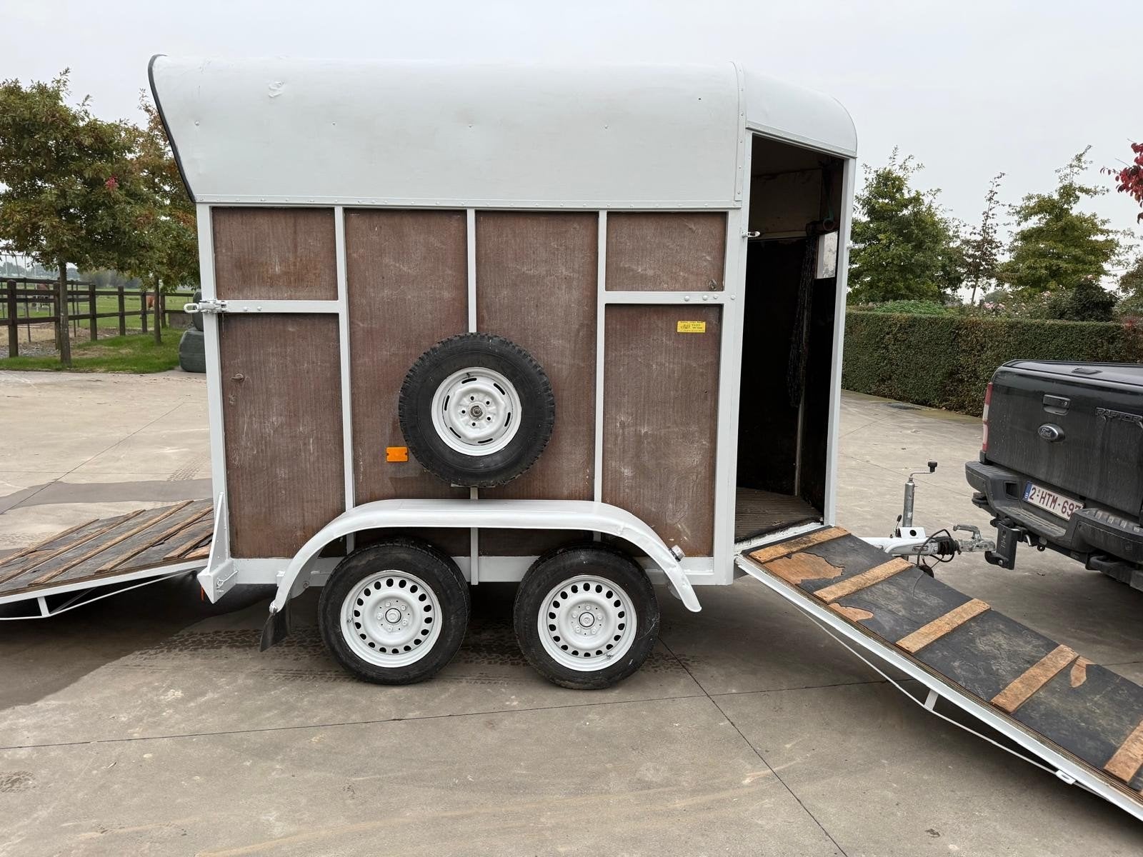 paarden trailer remorque vanne, Ophalen of Verzenden, Gebruikt