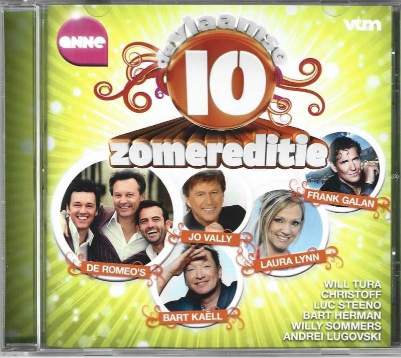 CD Various – Anne's Vlaamse 10 –VTM Zomereditie, Enlèvement ou Envoi, Comme neuf, Compilation, Pop