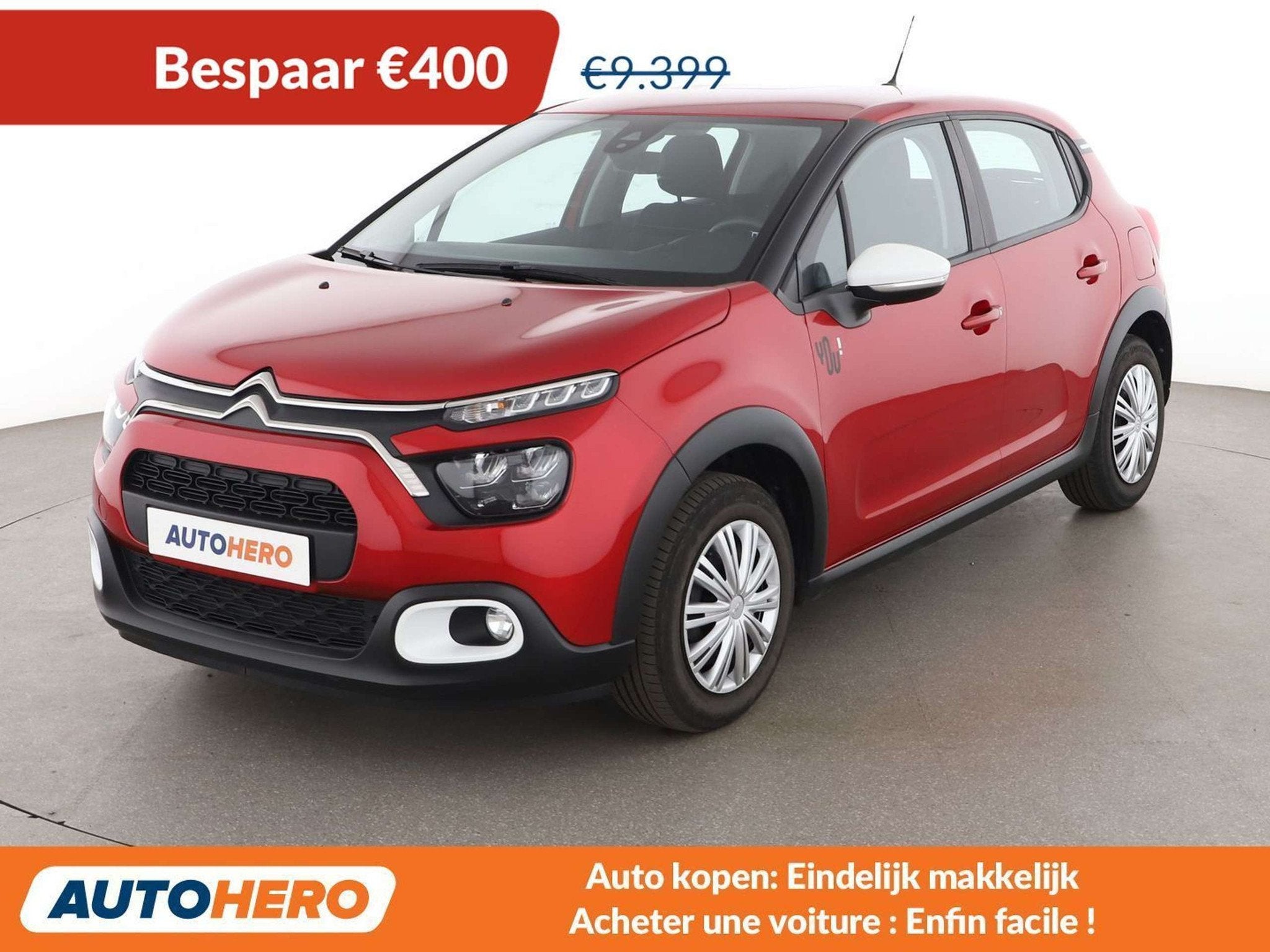 Citroën C3 1.2 PureTech YOU (année de construction 2022), Autos, Rouge, Achat, Euro 6, 1055 kg