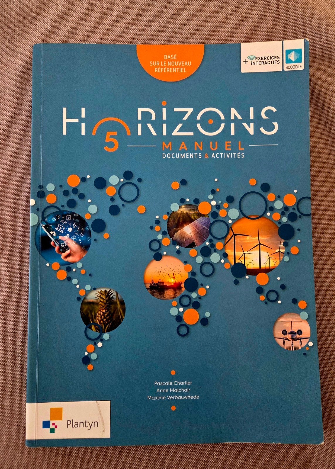 Horizons 5 Manuel, Enlèvement ou Envoi, Plantyn, Comme neuf, Secondaire