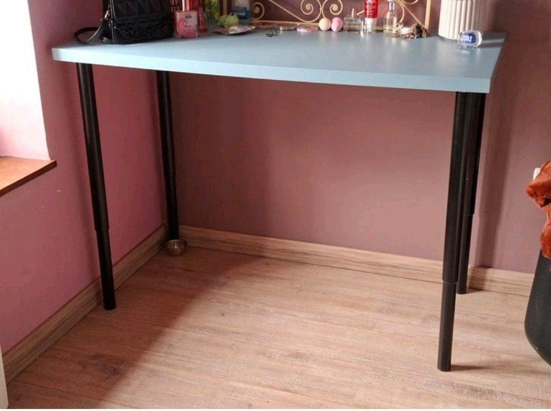 Table de bureau ikea bleue, Enlèvement ou Envoi, IKEA