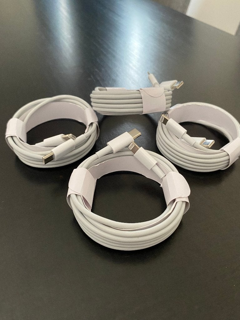 Câbles de recharge rapide pour iPhone, Enlèvement, Neuf, Avec cordon, Blanc