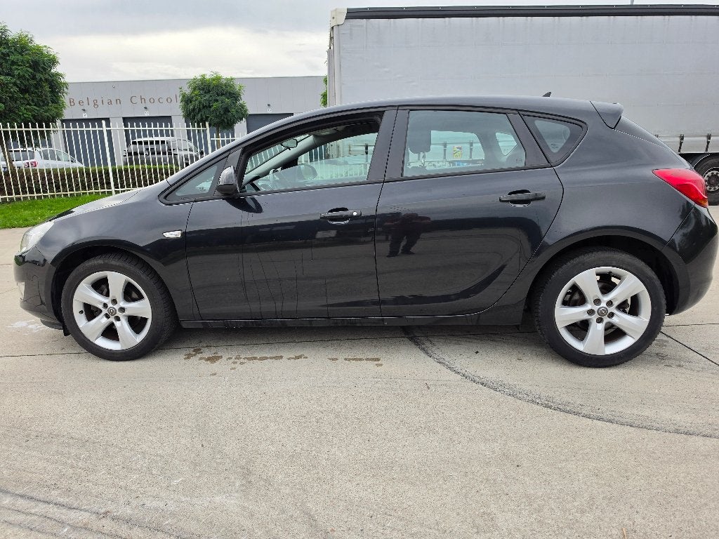 Opel Astra 1.6i Enjoy Automaat Airco, Navi + Garantie, Autos, Achat, Entreprise, Noir, 5 portes