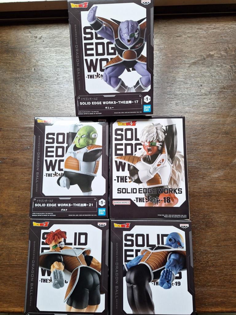 Dragon ball z ginyu force solid edge lot., Enlèvement ou Envoi