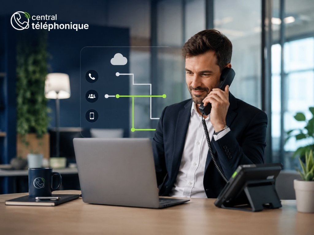 Centrale téléphonique VoIP pour PME, Télécoms, Envoi, Neuf, Central ISDN