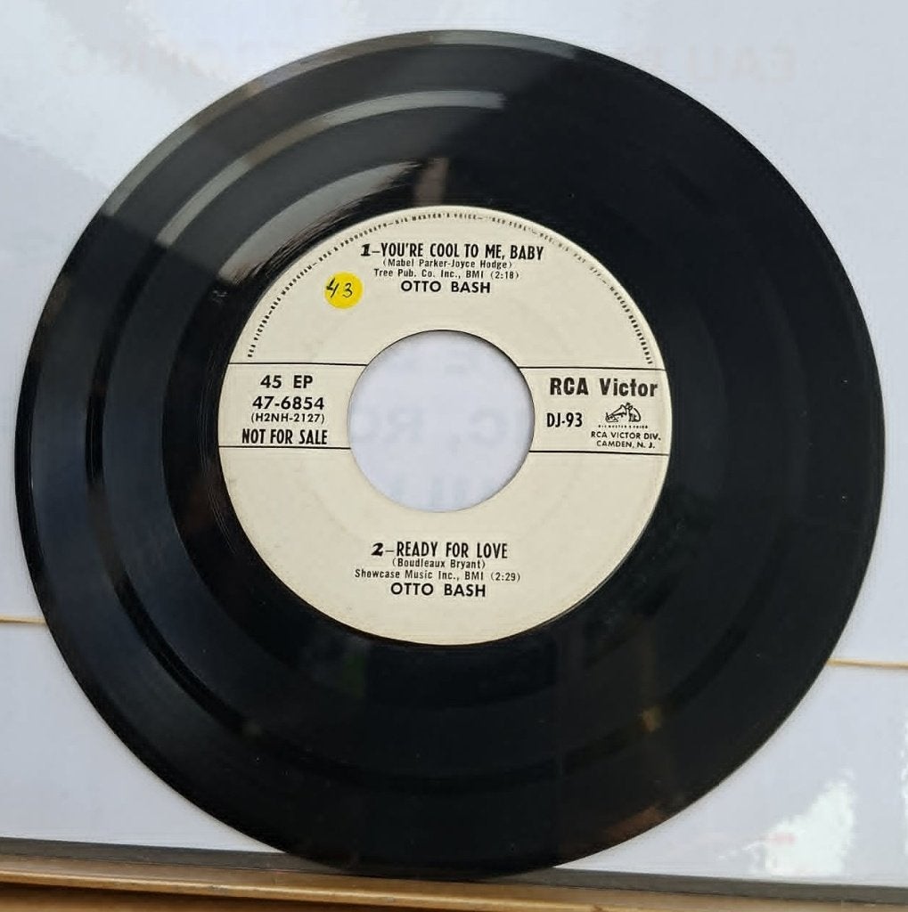 Otto Bash & Martha Carson (EP), Enlèvement ou Envoi, 7 inch, Utilisé, Blues