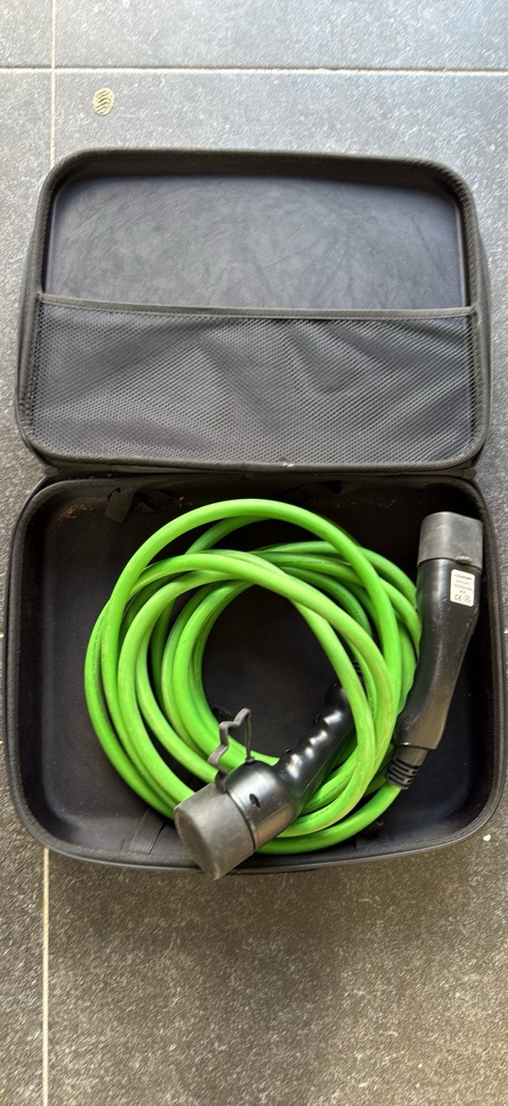 Cable recharge voiture électrique type 2 - 32A - 9m, Enlèvement, Utilisé