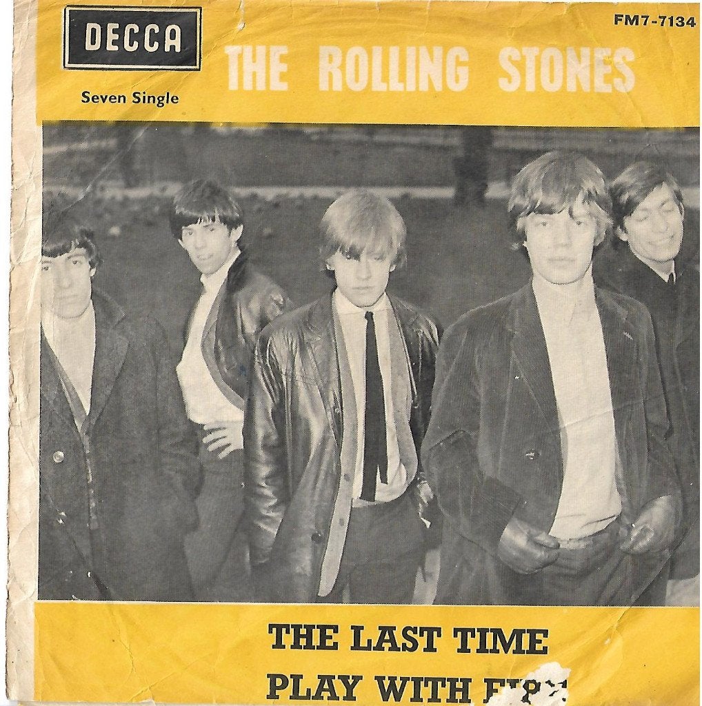 Rolling Stones single "Last Time" [ZUID-AFRIKA], Gebruikt, Verzenden, 7 inch, Fotohoes