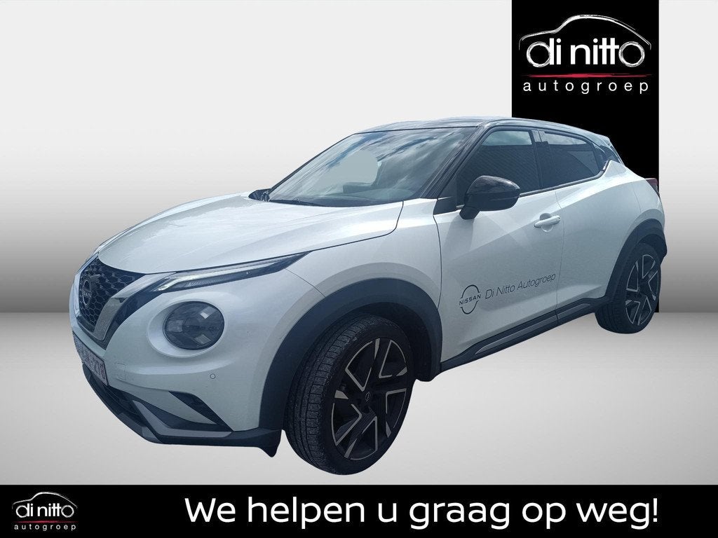 Nissan Juke 1.0 DIG-T 114 DCT N-Design, Stof, Wit, 5 zetels, 84 kW