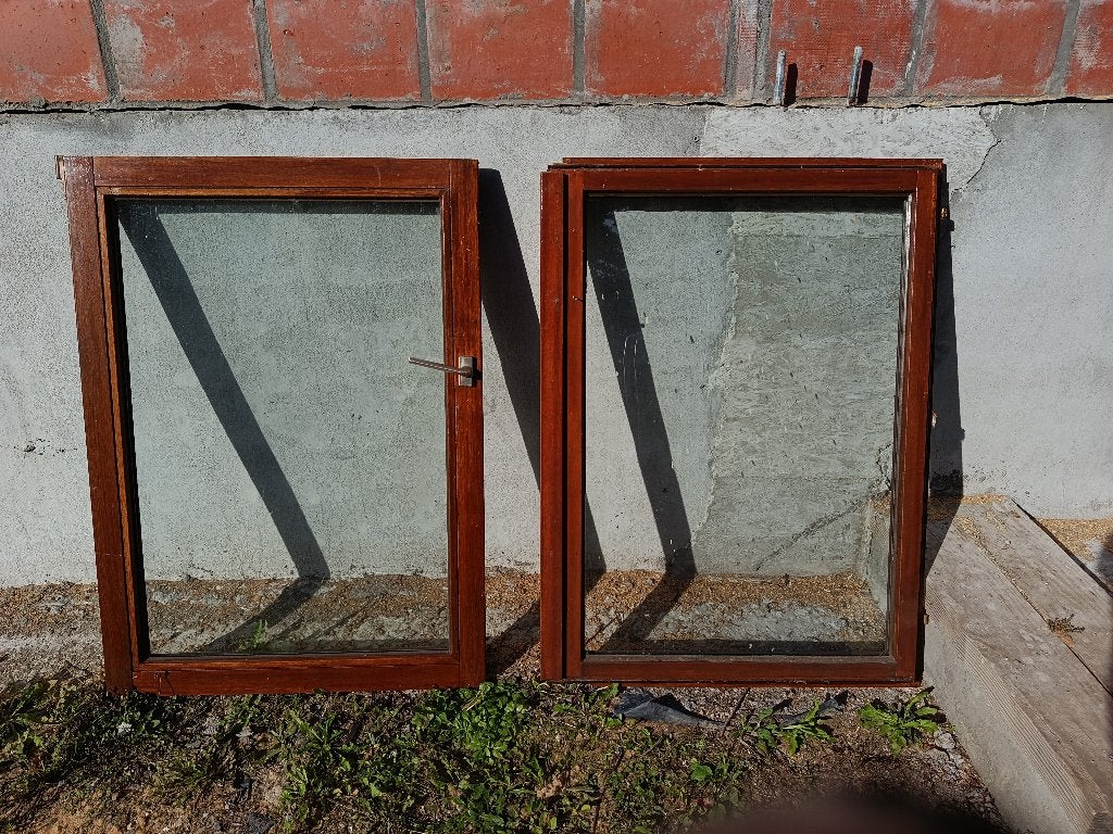 Houten ramen dubbel glas, Enlèvement