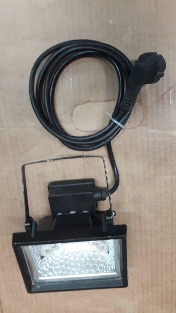 Hallogeen verstraler 120W, Ophalen of Verzenden, Gebruikt, 50 tot 200 watt, Lamp met armatuur