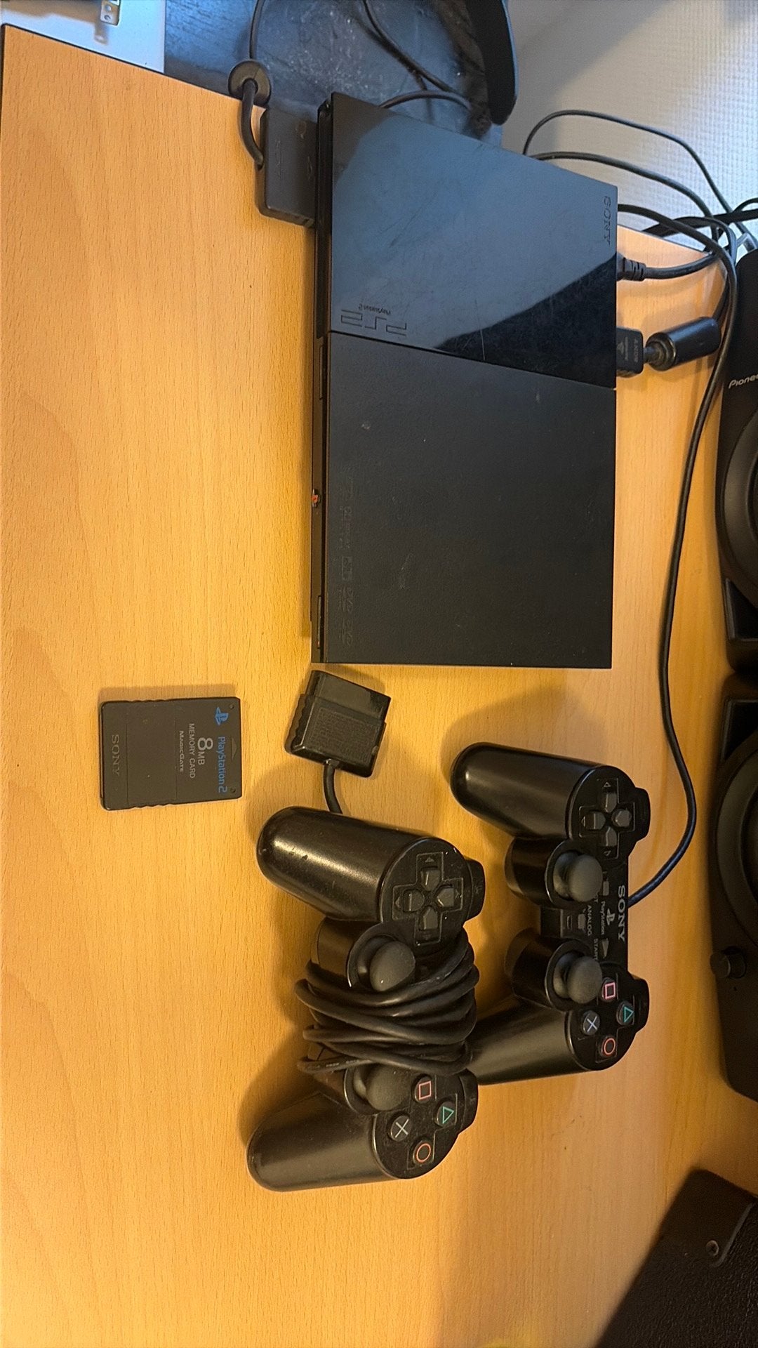 Ps2 slim, Games en Spelcomputers, Spelcomputers | Sony PlayStation 2, Ophalen, Gebruikt, Zwart, Met games