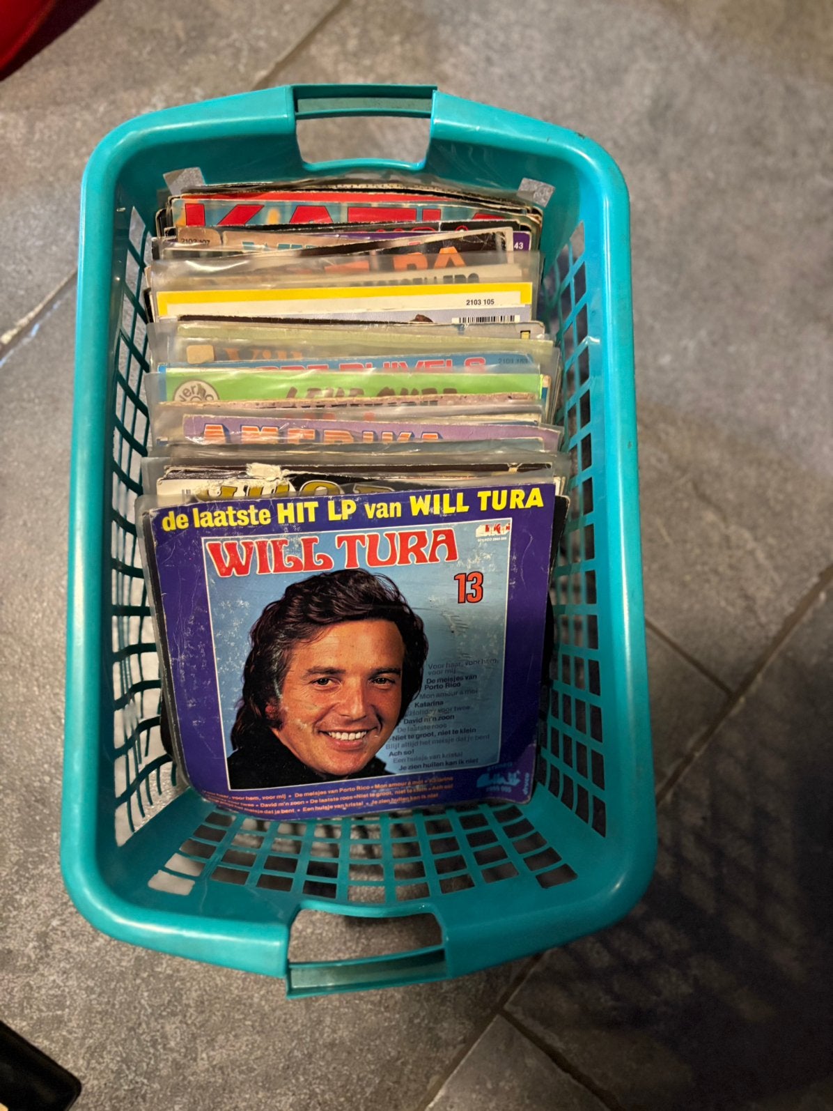 Grote collectie platen Will Tura, Ophalen, Zo goed als nieuw