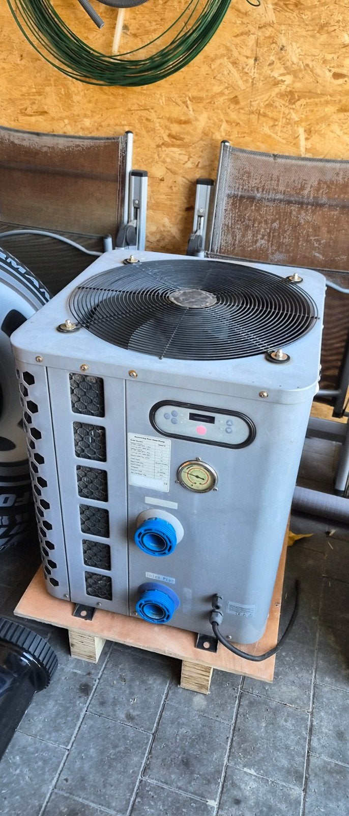 zwembad warmtepomp, Ophalen