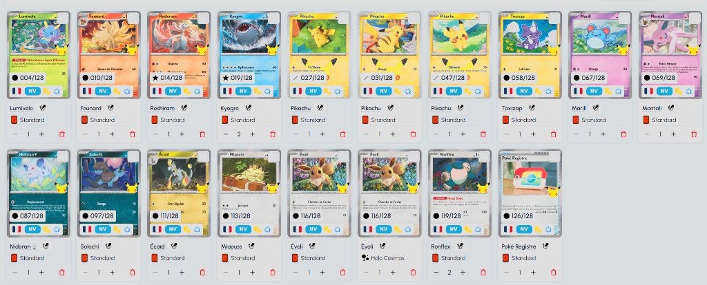 Echange carte pokémon 30 ans, Hobby & Loisirs créatifs, Enlèvement, Neuf, Plusieurs cartes, Foil