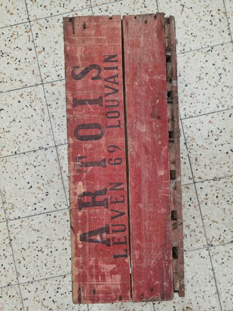 caisses à bière anciennes Artois, AngloBelge, Cheze Bordeaux, Enlèvement ou Envoi