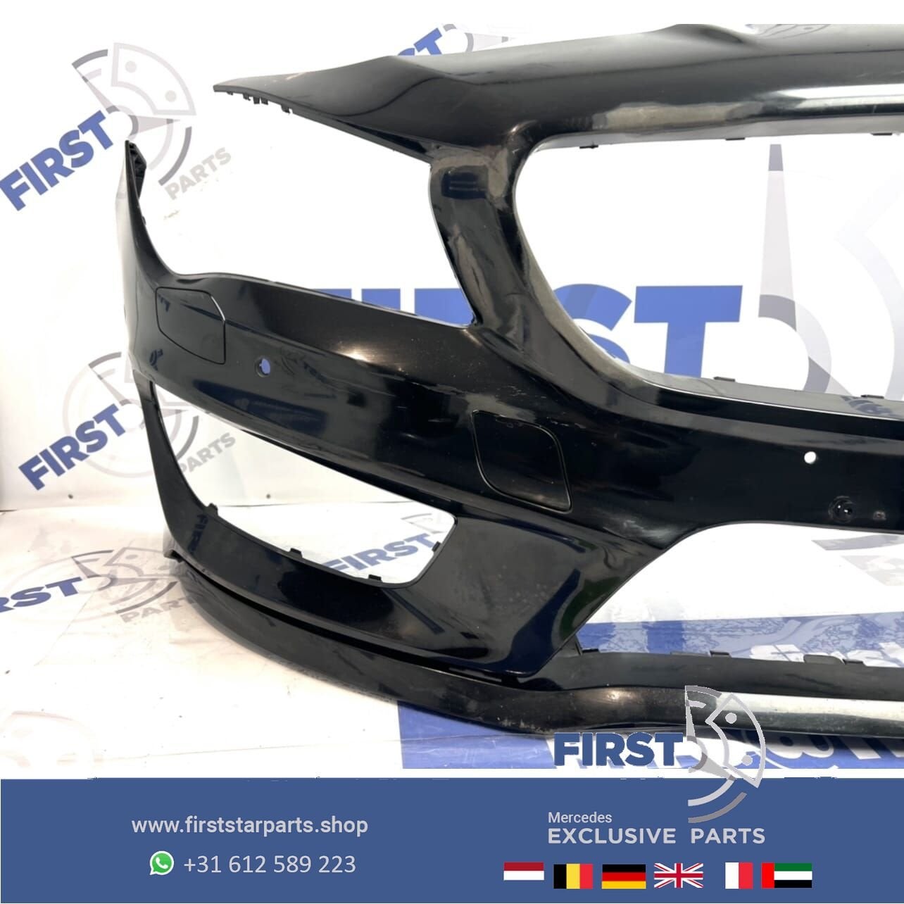 W117 CLA AMG Voorbumper Mercedes 2013-2018 C117 X117, Gebruikt, -, Voor, Ophalen of Verzenden