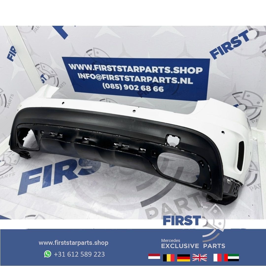 W156 X156 GLA AMG LINE ACHTERBUMPER A1568852425 ZWART WIT GR