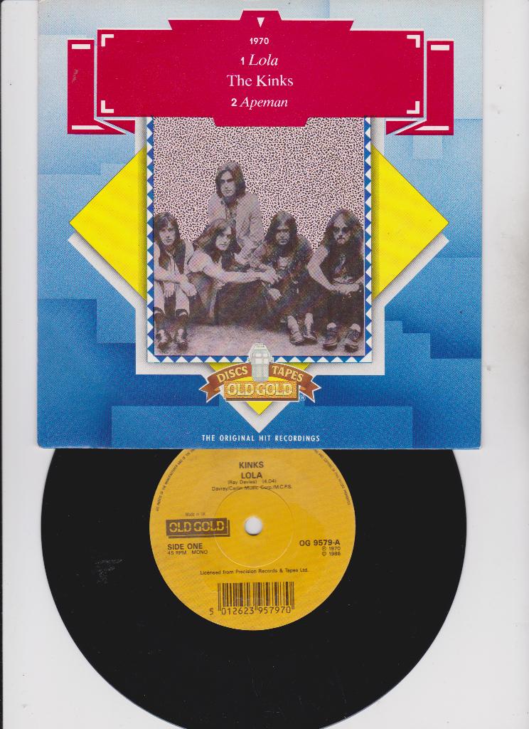 The Kinks – Lola / Apeman   MINT!!!!!, Enlèvement ou Envoi, Single, Comme neuf, Pop