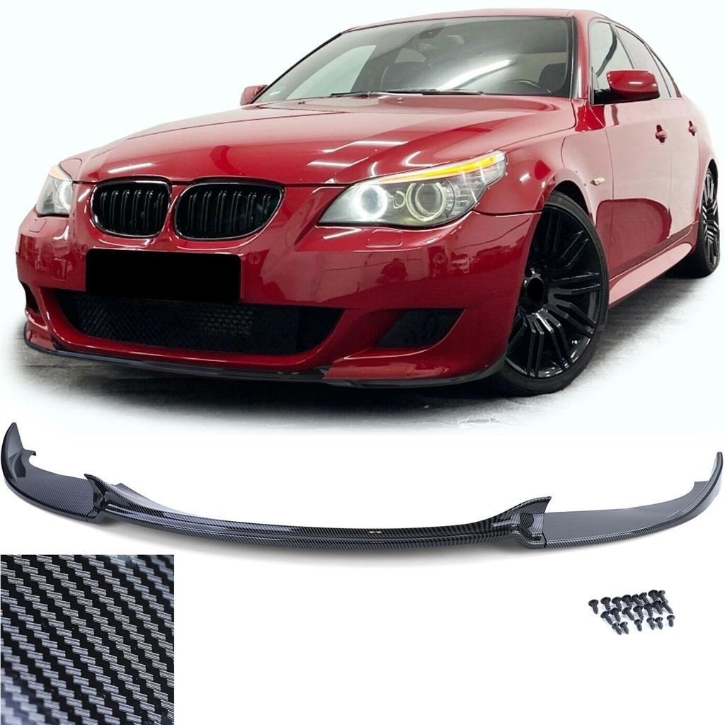 Splitter Voor BMW 5 Serie E60 / E61 LCI Carbon Look M-Pakket, Envoi