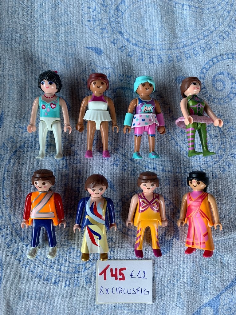 PLAYMOBIL: T45: 8 CIRCUSFIGUREN, Enfants & Bébés, Jouets | Playmobil, Enlèvement ou Envoi, Figurines, Pièces détachées, Family fun